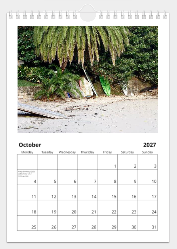2027 Calendar